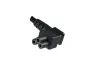 Preview: Power cord Europe CEE 7/7 90° to C5 angled, 0,75mm², VDE, black, length 1,80m